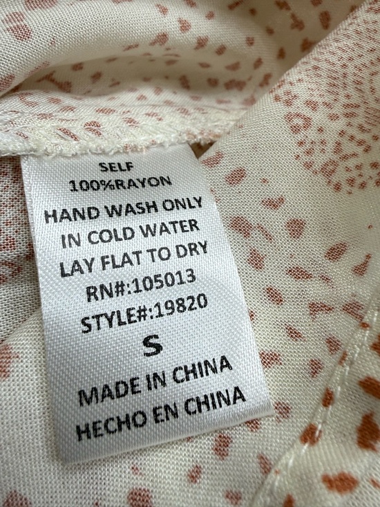 Savanna Jane Cream Embroidered Floral Boho Tunic - Picture 7 of 11